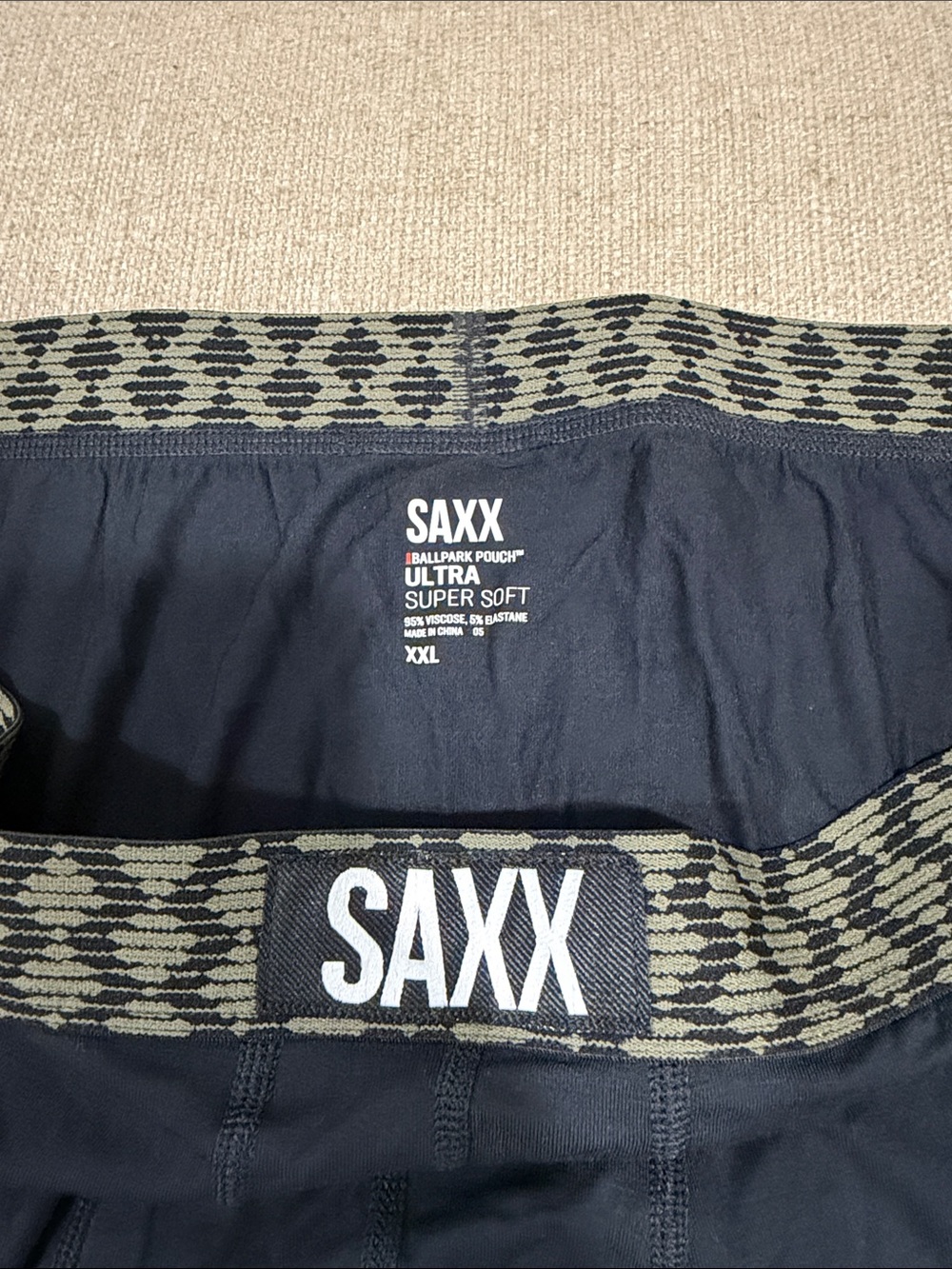 NEW SAXX Ultra Super Soft Men’s Boxer Briefs 2 Pack Size XXL - Picture 4 of 7